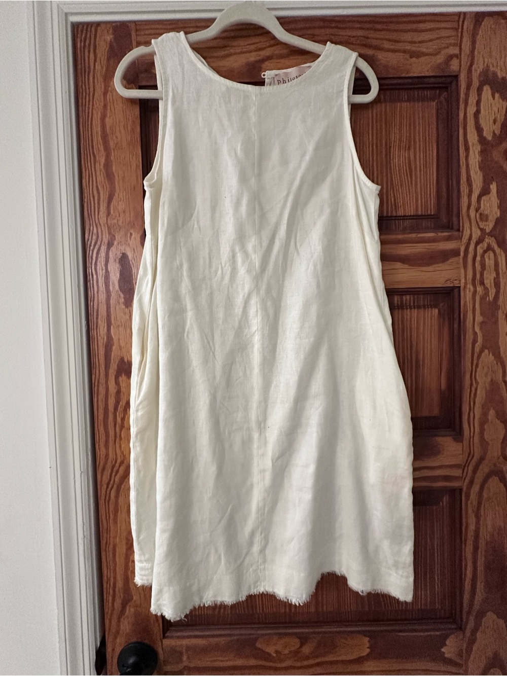 Philosophy Off-White Sleeveless Mini Shift Dress